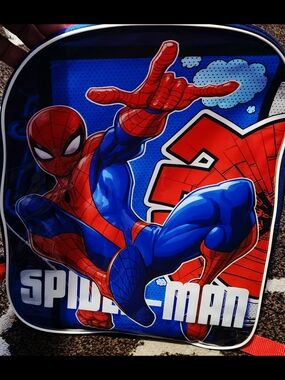 Marvel Spider-Man Kids Backpack Blue and Red